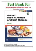 Test Bank for Williams' Basic Nutrition and Diet Therapy 17th Edition by Staci Nix McIntosh isbn-978-0443123641