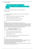 Test Bank for Maternal-Child Nursing 5th Edition by McKinney &vert; Practice Questions & Answers