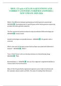 BIOL 133 quiz 4 &lpar;EXAM 4&rpar; QUESTIONS AND CORRECT ANSWERS &lpar;VERIFIED ANSWERS&rpar; &vert; NEW UPDATE 2025-2026
