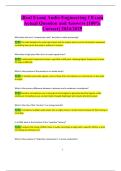&vert;Real Exam&vert; Audio Engineering I Exam   Actual Question and Answers &lbrack;100&percnt;  Correct&rsqb; 2024&sol;2025