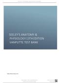 Test Bank for Seeley-s Anatomy and Physiology 13th Edition by Cinnamon VanPutte&comma; All Chapters Complete Solution Guide A&plus;&period;
