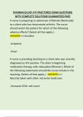 PHARMACOLOGY&lowbar;ATI&lowbar;PROCTORED&lowbar;EXAM&lowbar;QUESTIONS&lowbar;WITH&lowbar;COMPLETE&lowbar;SOLUTIONS