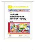 TEST BANK For Williams Basic Nutrition and Diet Therapy 16th Edition by Staci Nix&comma; ISBN&colon; 9780323653763&comma; All 23 Chapters Covered&comma; And Verified 2024&vert;2025
