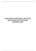   C839V5&sol;D334 ADDITIONAL PRACTICE QUESTIONS WITH DETAILED ANSWERS 2025 &emsp;