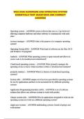 WGU D386 HARDWARE AND OPERATING SYSTEM ESSENTIALS TEST QUESTIONS AND CORRECT ANSWERS