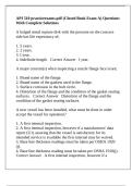 API 510 practiceexams&period;pdf &lpar;Closed Book Exam A&rpar; Questions With Complete Solutions