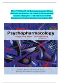 COMPLETE TEST BANK FOR Psychopharmacology Drugs The Brain And Behavior 4th Edition By Jerry Meyer All Chapters Fully Covered With Questions And Verified Solutions&period;