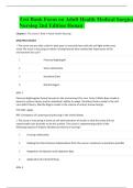 Test bank for focus on adult health medical surgical nursing 2nd edition honan All Chapters Fully Covered With Questions And Verified Solutions&period;