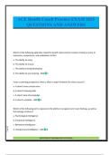 ACE Health Coach Practice EXAM 2025 QUESTIONS AND ANSWERS