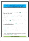 ACE Health Coach Exam Prep 2025 QUESTIONS AND ANSWERS