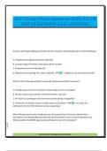 ACE Group Fitness Instructor &lpar;GFI&rpar; EXAM 2025 QUESTIONS AND ANSWERS