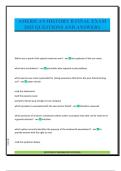 AMERICAN HISTORY B FINAL EXAM 2025 QUESTIONS AND ANSWERS