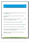 Alabama Driver Manual Study Guide EXAM 2025 QUESTIONS AND ANSWERS