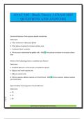 ANAT 100 - Block Theory 3 EXAM 2025 QUESTIONS AND ANSWERS