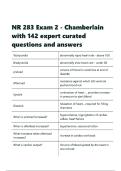 NR 283 Exam 2 - Chamberlain with 142 expert curated questions and answers&period;