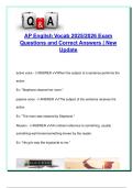 AP English Vocabulary Master List 2025&sol;2026 &ndash; 100&plus; Essential Rhetorical&comma; Literary & Poetic Terms with Examples &lpar;Fully Verified Q&A&rpar;