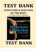 Test Bank &ndash; Structure & Function of the Body &lpar;16th Edition&rpar; by Thibodeau & Patton &ndash; All Complete Chapters With  Questions And  Solved Answers&period;