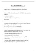 PNR 300 - TEST 1 QUESTIONS AND ANSWERS 2025