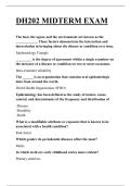DH202 MIDTERM EXAM QUESTIONS AND ANSWERS 2025