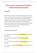 NUR 521 Exam 3 Questions with Complete Verified Solutions latest update