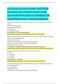 Va Contractors License EXAM  QUESTIONS   ACCURATE AND VERIFIED ACTUAL EXAM  QUESTIONS WITH DETAILED ANSWERS FOR  GUARANTEED PASS &vert; ALREADY GRADED A 