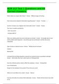 NUR 212 Test 1 Questions and All Correct Answers&period;