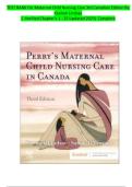 TEST BANK For Maternal Child Nursing Care 3rd Canadian Edition By Keenan Lindsay  &vert; Verified Chapter's 1 - 25 Updated 2023&vert; Complete