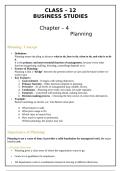 Class notes Business Studies  