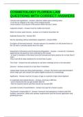 COSMETOLOGY FLORIDA LAW QUESTIONS WITH CORRECT ANSWERS