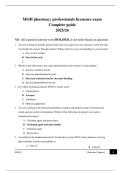 MOH pharmacy professionals licensure exam Complete guide 2025&sol;26