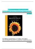 Campbell Biology &ndash; 11th Edition AP&reg; &lpar;Urry&comma; Cain&comma; Wasserman&comma; Minorsky & Reece&rpar; &vert; Complete Test Bank with Answers