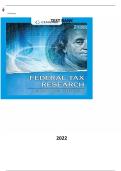 Test Bank  for Federal Tax Research 12th Edition by Roby Sawyers, Steven Gill