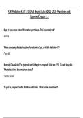 OB Pediatric EMT FISDAP Exam Latest 2025-2026 Questions and Answers&vert;Graded A&plus;
