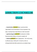 Addiction counselor exam &lpar;1&rpar; with all questions and answers well highlighted &lbrack;2025&rsqb;