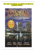 COMPLETE TEST BANK FOR FINANCIAL ACCOUNTING FOR MBAS 8TH EDITION BY PETER D&period; EASTON JOHN J&period; WILD &vert;&vert;LATEST EDITION WITH VERIFIED ACCURATE ANSWERS TO ALL MODULES&period;GRADE A&plus;