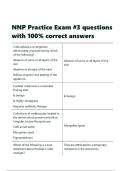 NNP Practice Exam -3 questions with 100- correct answers.