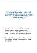 NURS 6531 Midterm Part II 2025&sol;2026 Latest Questions & Answers 100&percnt; Accurate Solutions For Guaranteed Success &vert; Expert-Verified&comma; Graded A&plus;