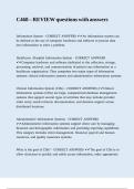 C468 &ndash; REVIEW questions with answers