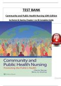 Community and Public Health Nursing&comma; 10th Edition &ndash; Rector & Stanley &ndash; Complete Test Bank &lpar;Chapters 1&ndash;30&rpar;