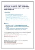 MISSOURI BOATING LICENSE REAL EXAM 180 QUESTIONS AND CORRECT DETALED ANSWERS PLUS A COMPLETE EXAM REVIEW STUDY GUIDE LATEST 2025&sol;2026