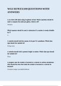 WGU D278 EXAM QUESTIONS WITH ANSWERS