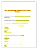ONS&sol;ONCC Certification Exam &ndash; Latest 2025&sol;2026 &ndash; Complete Solutions