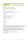 NUR2063 - Essentials of Pathophysiology Exam 2 Review Questions Answered Correctly Latest Update 2025-2026