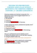 2025&sol;2026 NPS PHLEBOTOMY CERTIFICATION EXAM NEWEST QUESTIONS AND VERIFIED CORRECT ANSWERS &vert; A&plus; GRADED ASSESSMENT