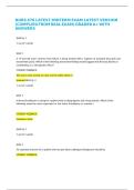 NURS 676 LATEST MIDTERM EXAM LATEST VERSION &lpar;COMPLIED FROM REAL EXAM&rpar; GRADED A&plus; WITH ANSWERS