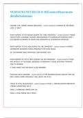 NURS 676 UNIT III CH&period; 8-10 Exam with accurate detailed solutions