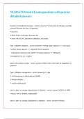 NURS 676 Week 6 Exam questions with precise detailed answers 