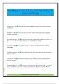 Bob Hogue Unit 5 EXAM 2025 QUESTIONS AND ANSWERS