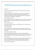 NUR 676 Final Exam with precise detailed answers