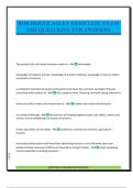 BOB HOGUE SALES ASSOCIATE EXAM 2025 QUESTIONS AND ANSWERS